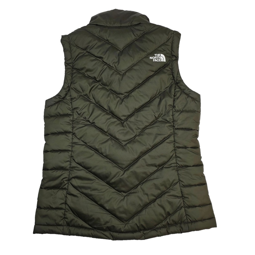 The North Face Womens Quilted Puffer Vest‎ Green Size Small - Picture 2 of 4